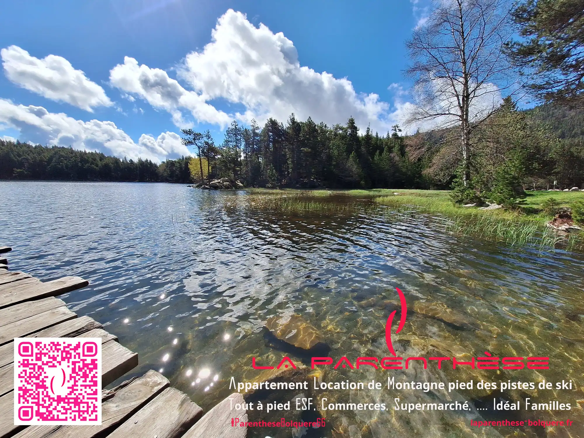 Au pied des pistes ski, réservation location séjour, week-end, vacances, appartement Parenthèse